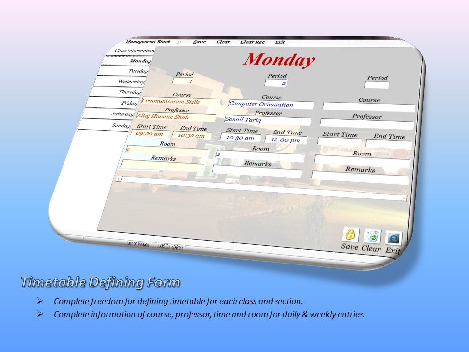 Time Table